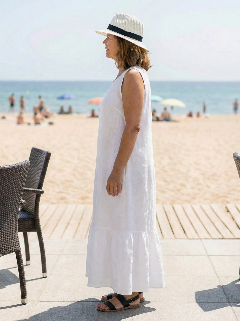 Ismerie | Robe Midi Drapée Facile