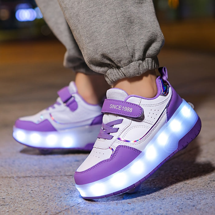 FlashRider – Sneakers à roulettes lumineuses pour enfants