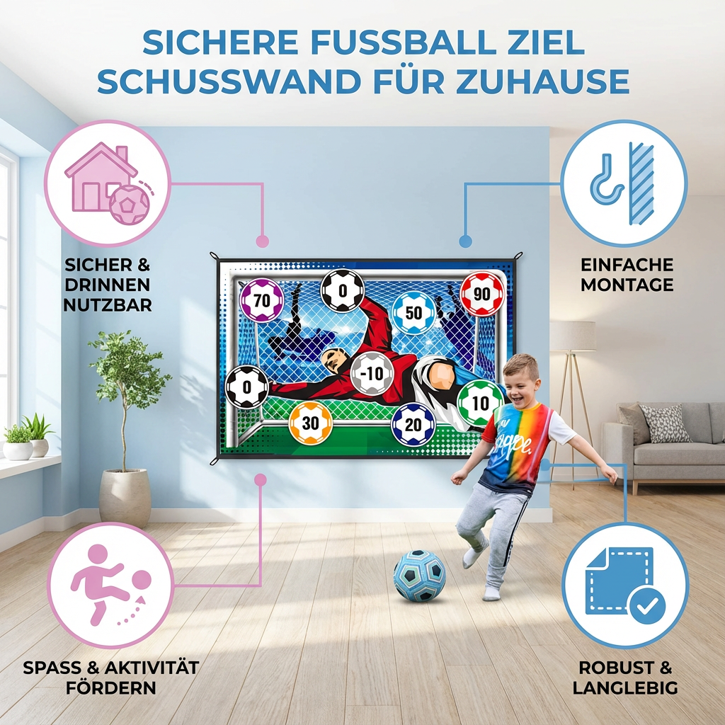But de Football à Domicile Tirs Mur Sécurisé et Efficace