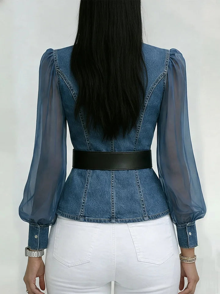 MOREAU LYON | BLOUSE EN JEAN POUR FEMME