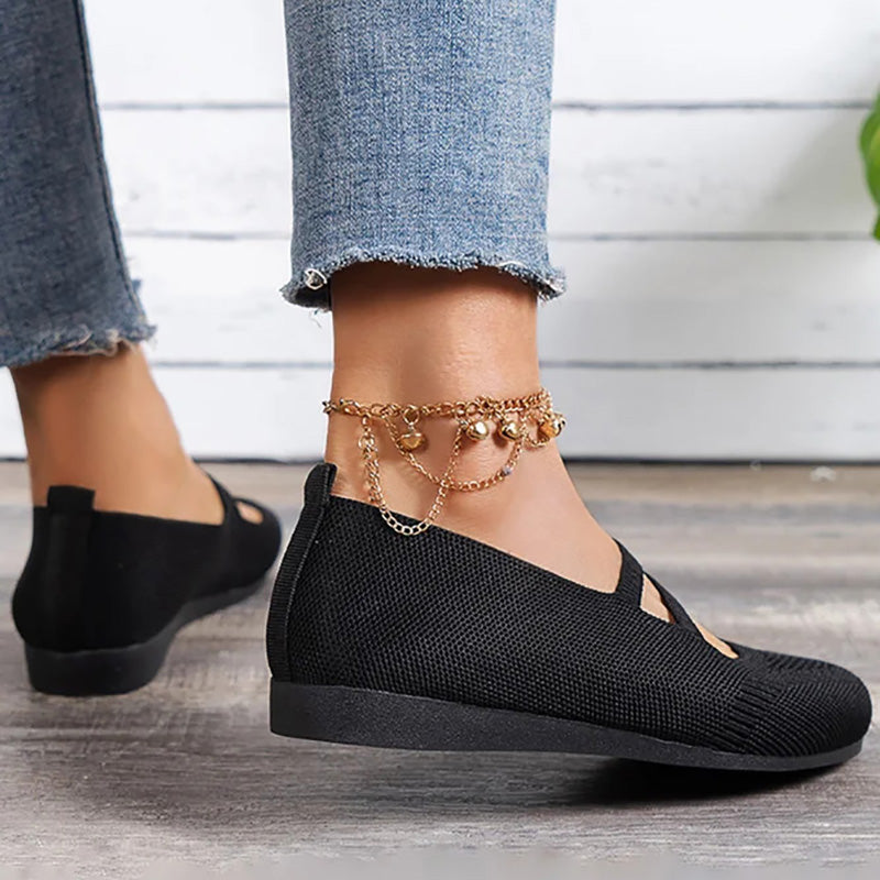 Chaussures plates en mesh respirant R&B