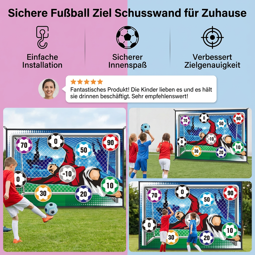 But de Football à Domicile Tirs Mur Sécurisé et Efficace