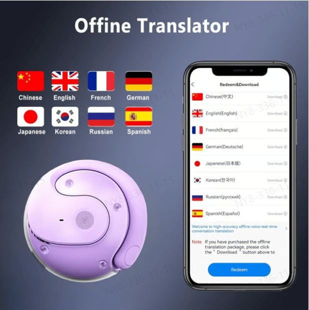 LuxaSound Elite Écouteurs Sans Fil de Traduction | Communication sans effort avec une technologie de traduction Bluetooth avancée