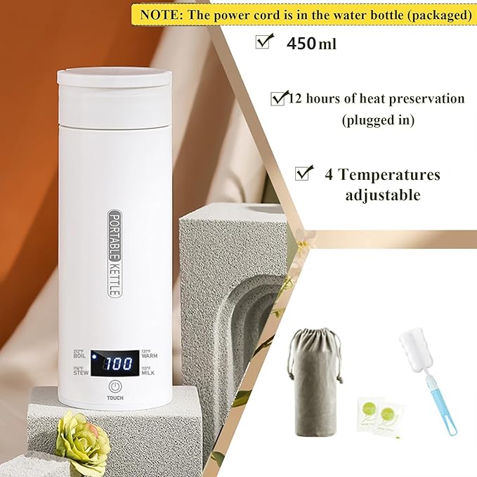 ThermoHeat | Bouilloire Électrique Inox à Ébullition Rapide