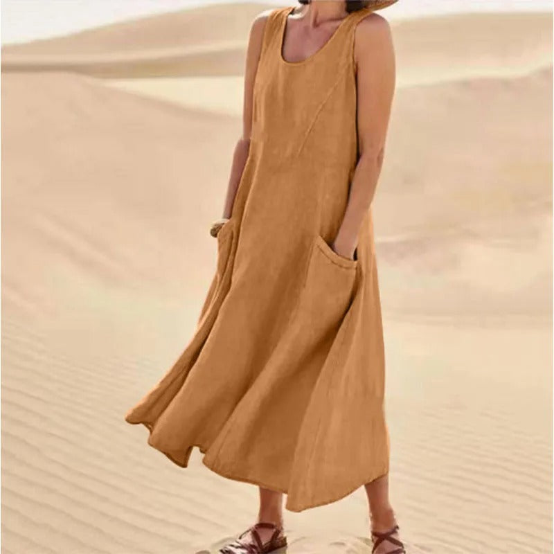 Tina™ - Robe d'été en lin