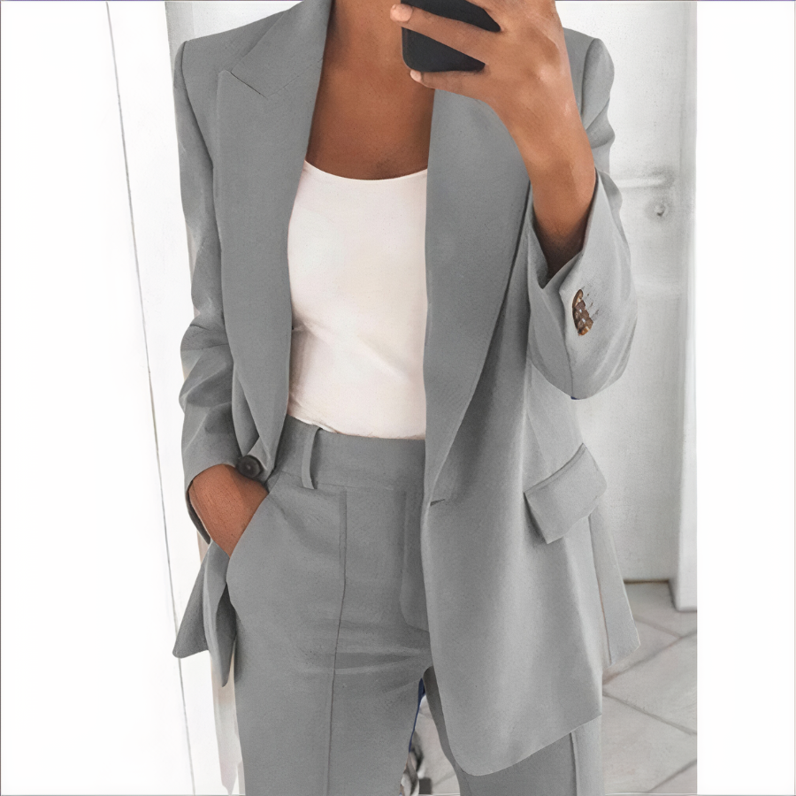 Ensemble Blazer Avec Veste Et Pantalon