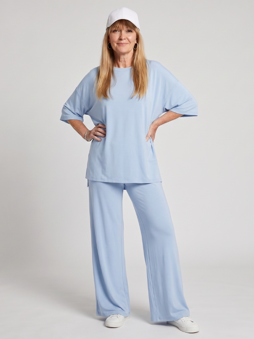 Ramse | Ensemble Top Oversized à Manches Courtes et Pantalons Larges