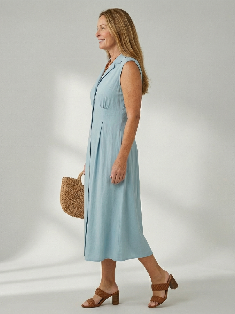 Celyn | Robe Midi à Boutons