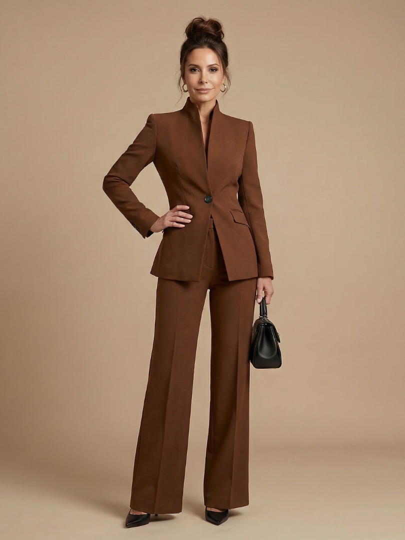 Delta | Costume sur mesure à col montant