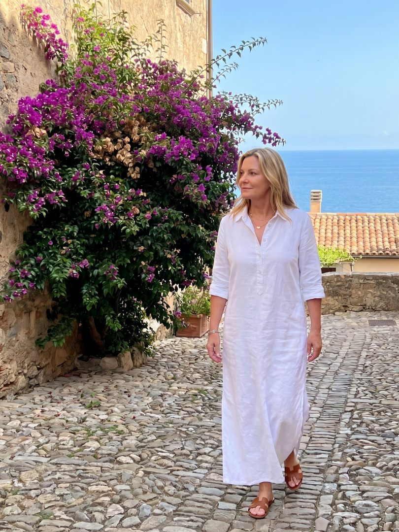 Veronica | Robe Maxi à Manches Longues et Silhouette Décontractée