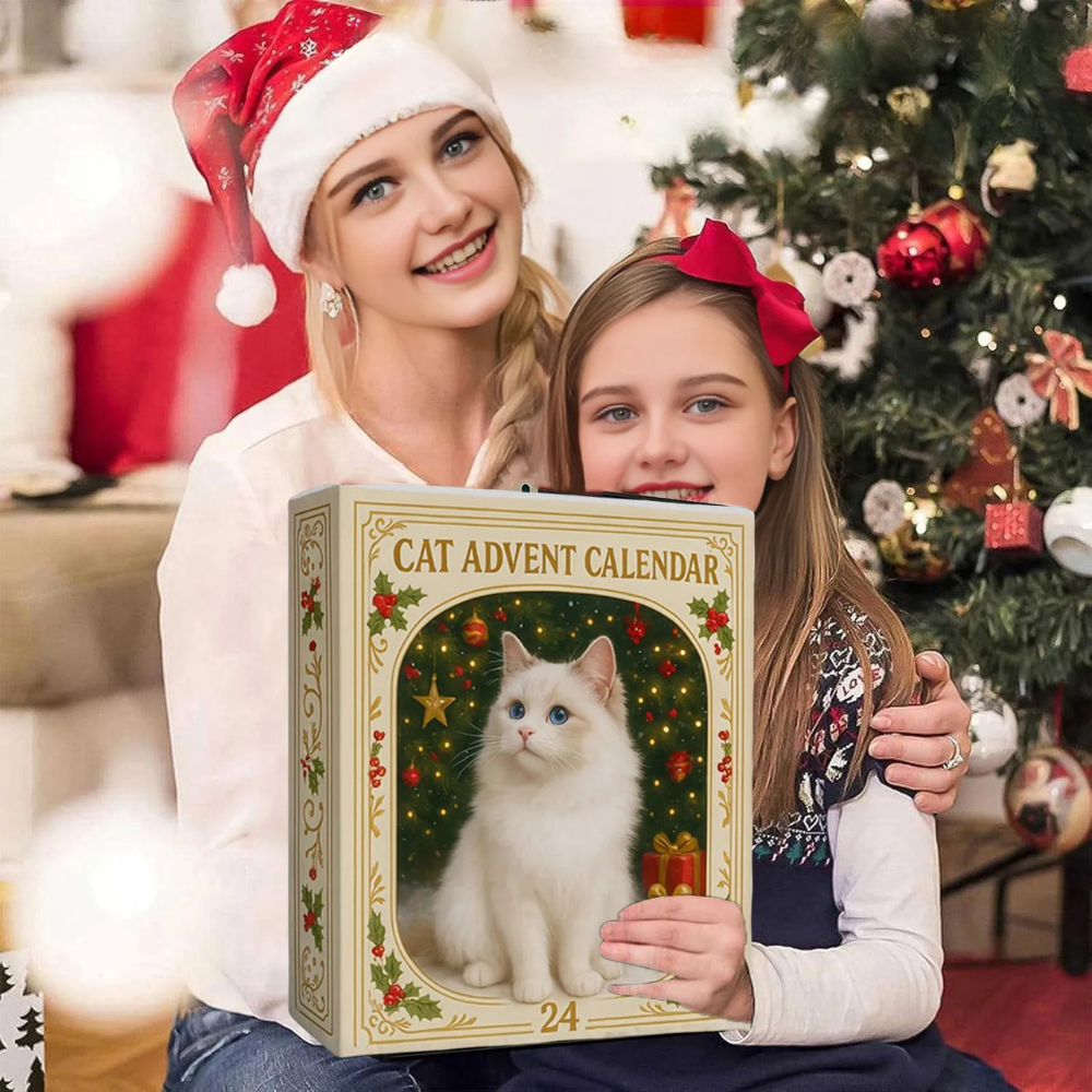 MeowMas | Compte à Rebours de Noël pour Chats Apportez de la Joie et l'Esprit de Noël dans Votre Maison
