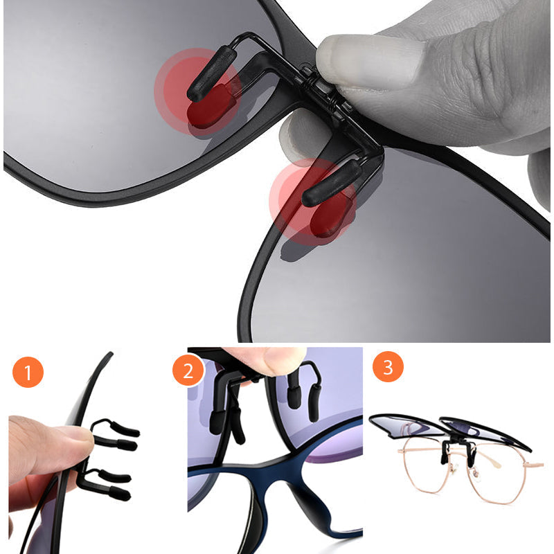 Nouvelle Clip de Lunettes de Soleil pour l'Été