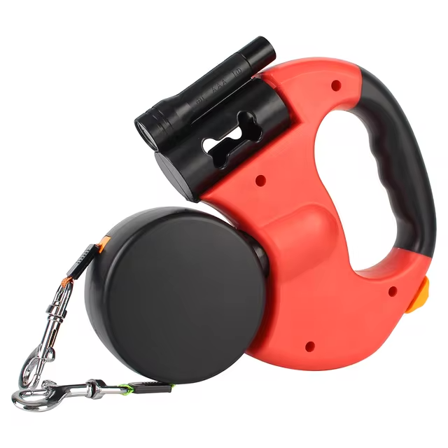 Laisse PetPair | Laisse Rétractable Double avec Lumière LED