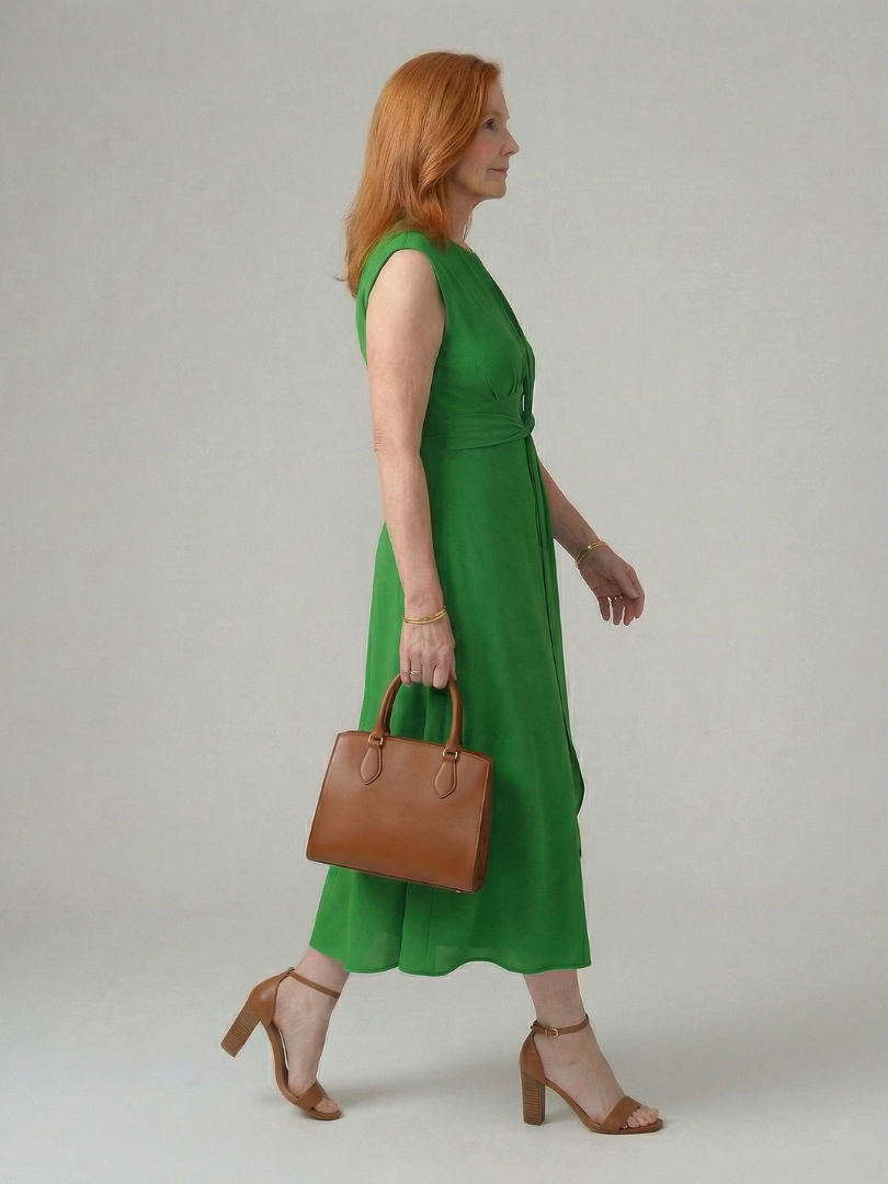 Orin | Robe Midi à Nœud Propre