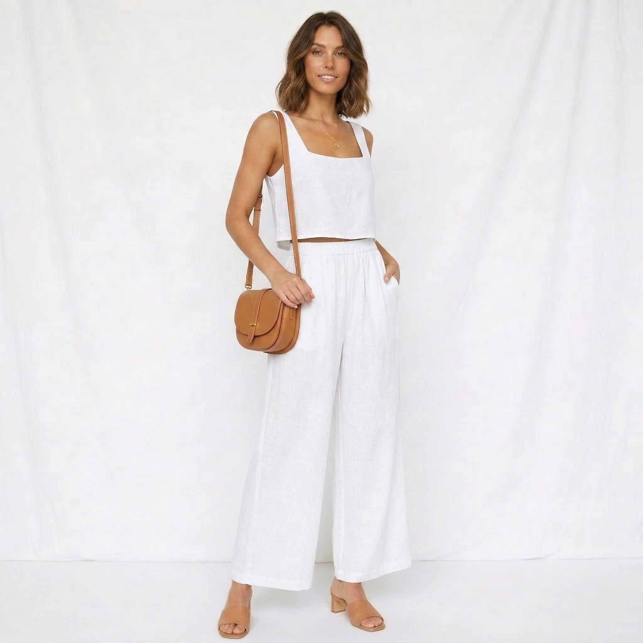 Ensemble Femme Deux Pièces Confort Top et Pantalon