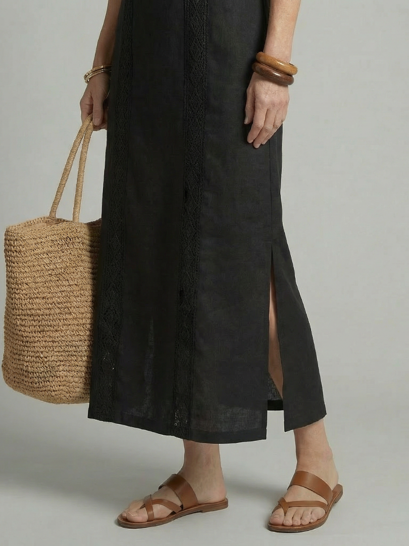 Nerina | Robe Midi Forme Simple