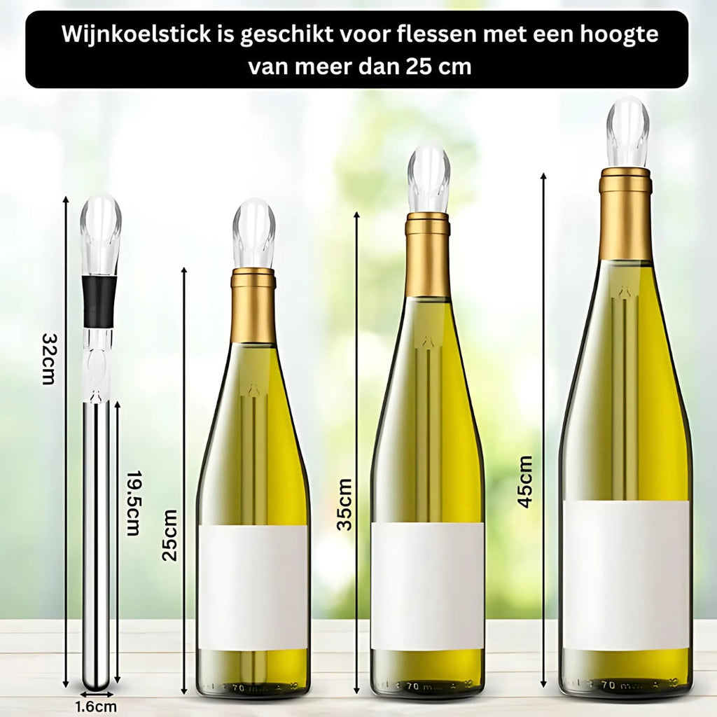 VinoElegance Luxe Bâton de Refroidissement à Vin | Température parfaite et service élégant