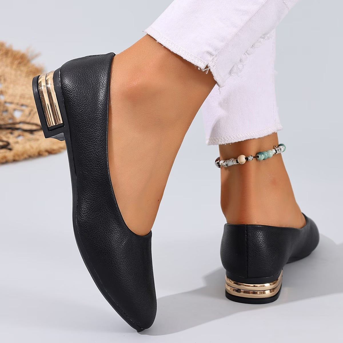 Valesse | Ballerines en cuir confort avec semelle élégante
