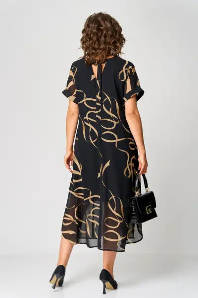 Analeia | Robe en chiffon aérien grande taille