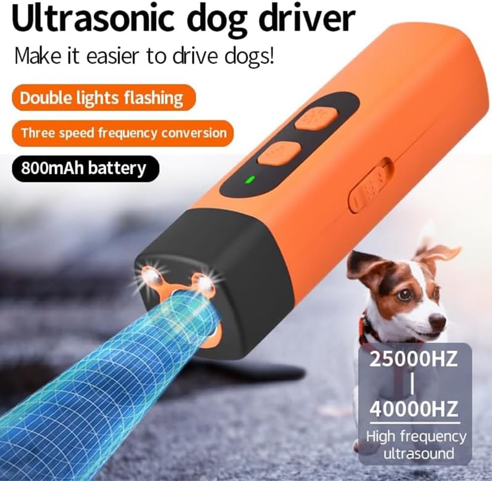 BarkGuard Ultrasons Afschrikker | Appareil humain pour décourager les aboiements indésirables des chiens