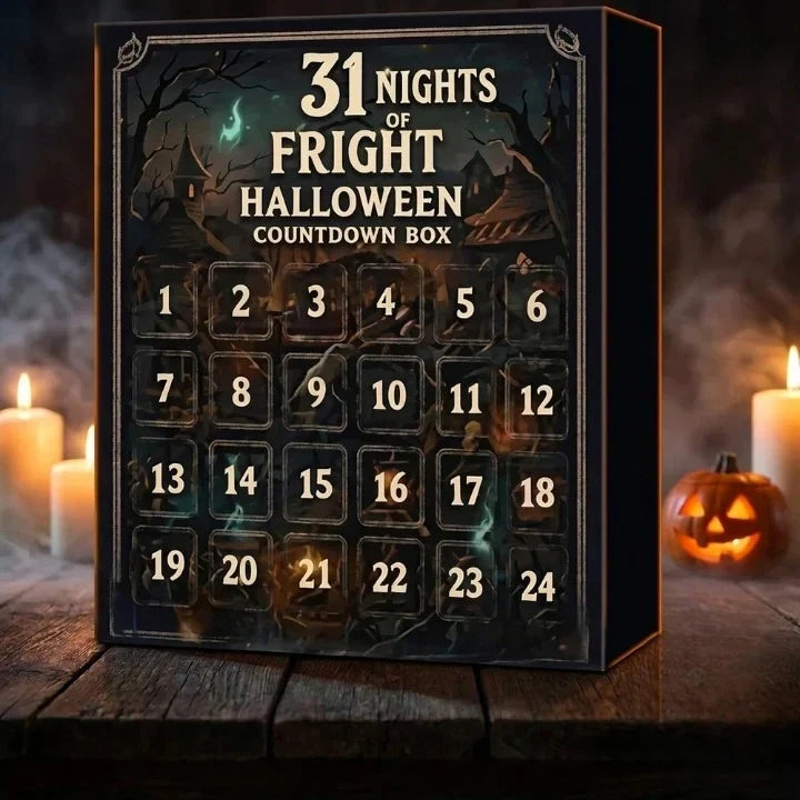 Calendrier de l'Avent d'Halloween 31 Jours – Surprises Effrayantes