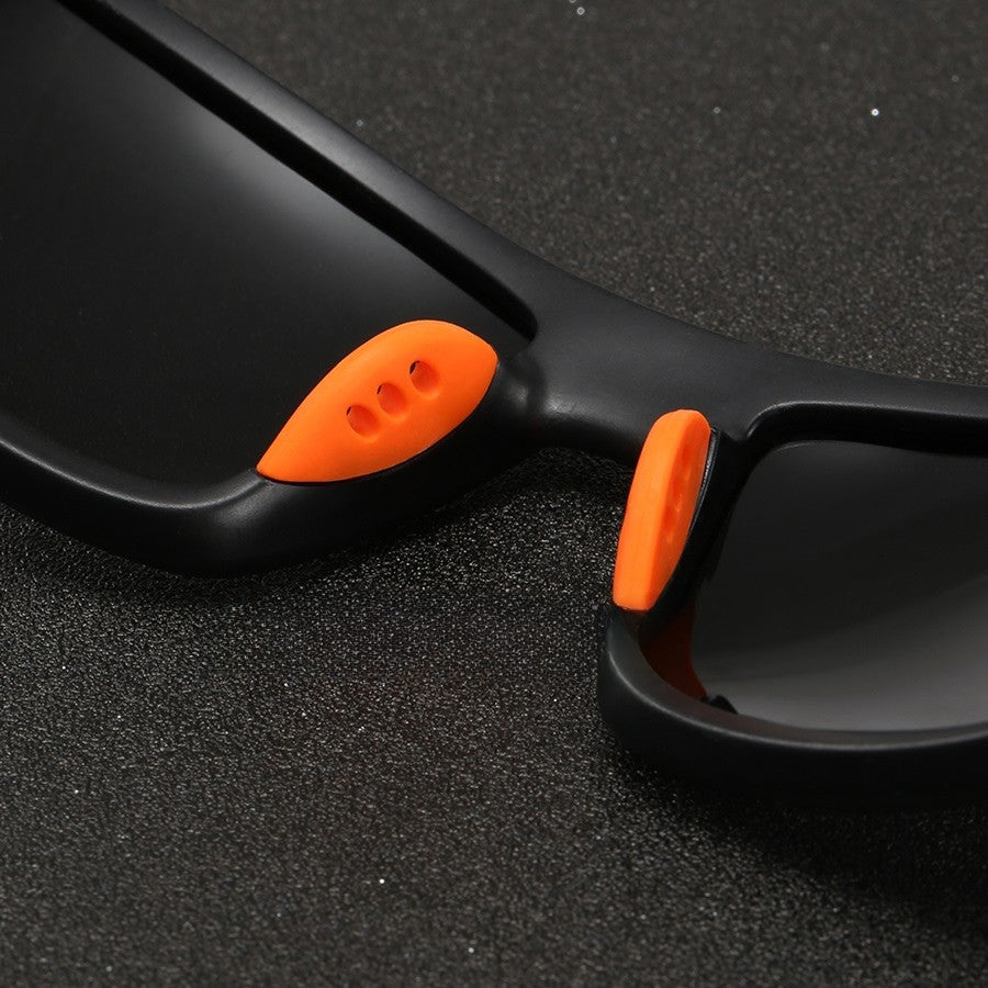 Lunettes de soleil sportives polarisées unisexes avec protection UV400 pour le cyclisme et la pêche