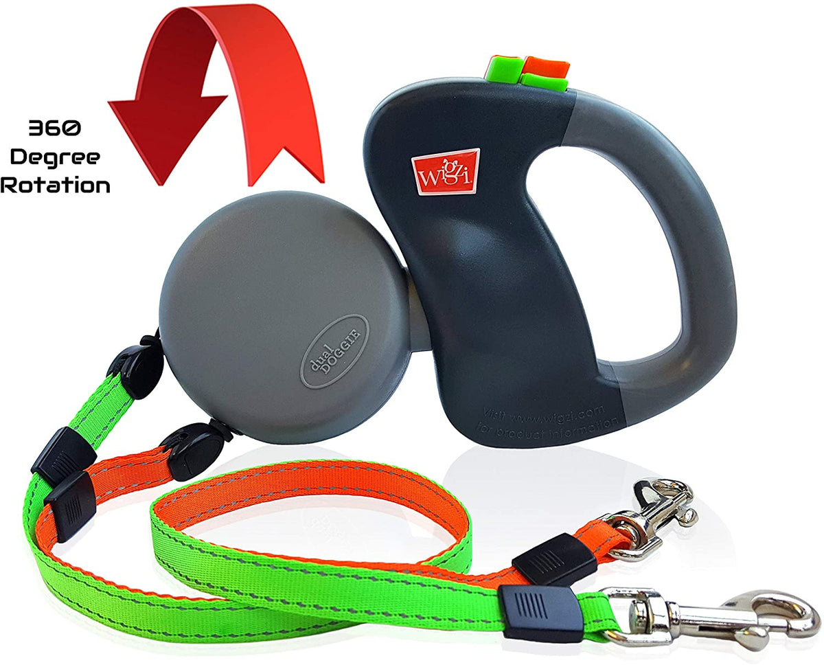 Ligne Flexi pour Deux Chiens