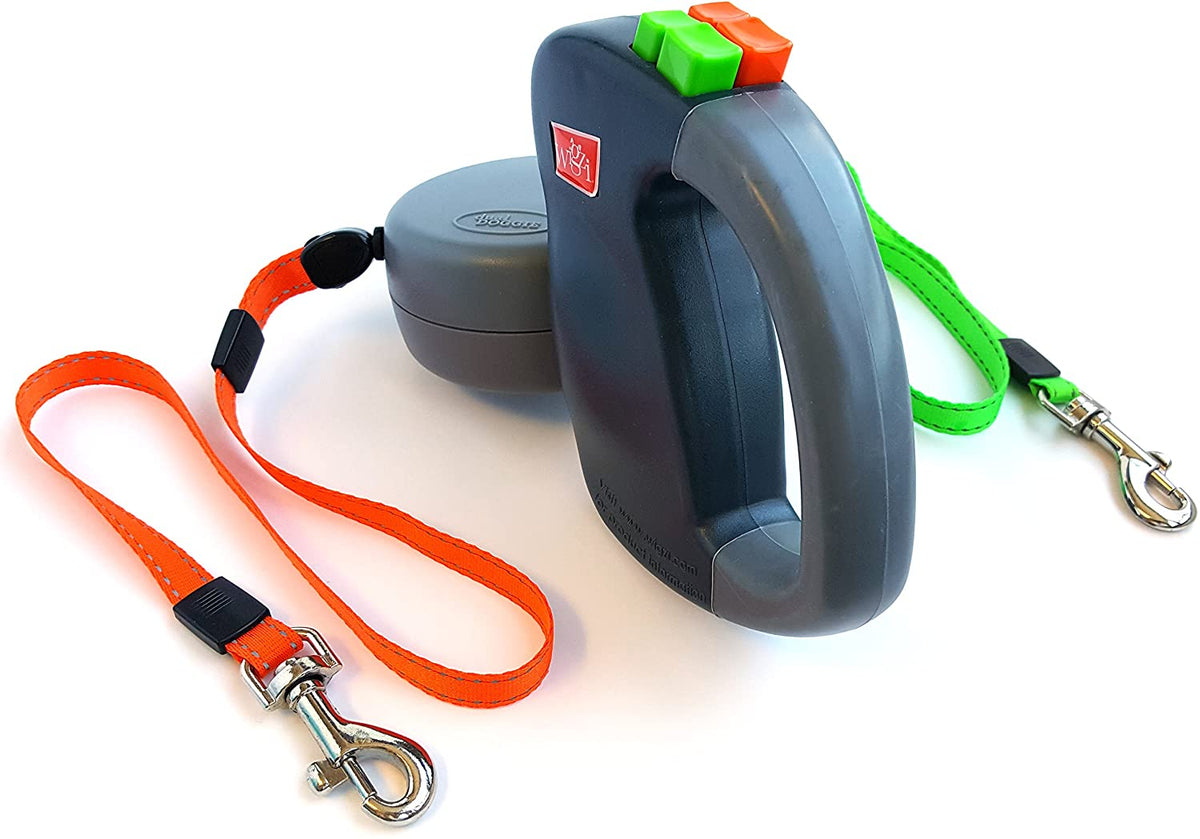 Ligne Flexi pour Deux Chiens