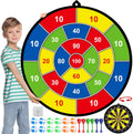 Grand tableau de fléchettes double face pour enfants – Jouer, apprendre et se détendre