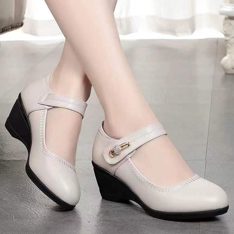 Khloe™ | Chaussures en cuir élégantes et douces avec talon