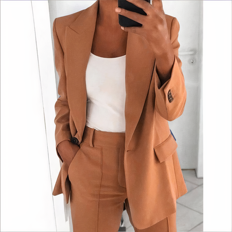 Ensemble Blazer Avec Veste Et Pantalon