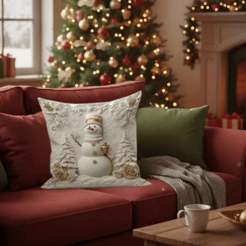 DecorCovers | Ensemble de 4 Housses Décoratives de Noël 3D