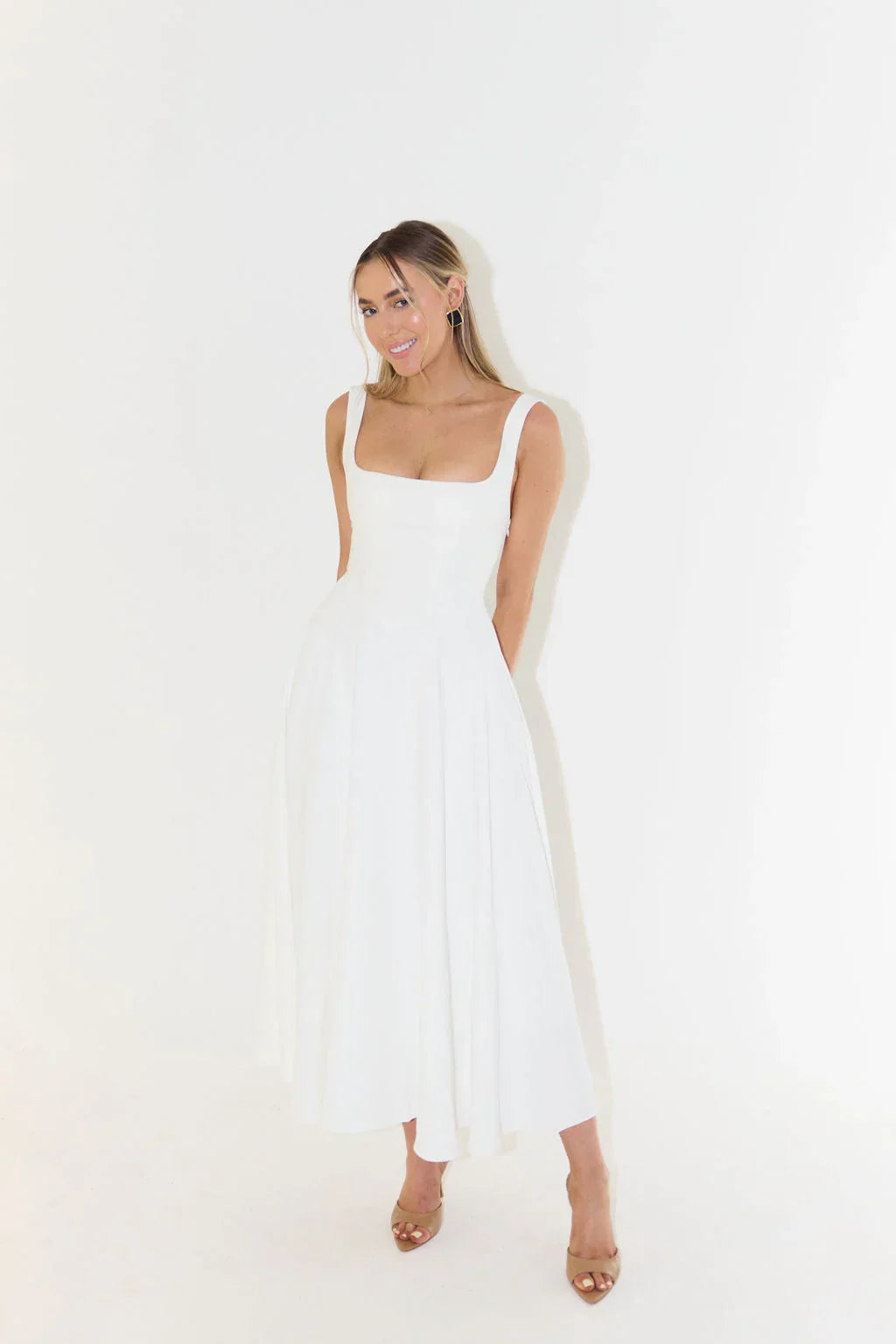 Robe Midi Cocktail Celeste Charm