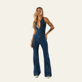 Kristy | Combinaison en denim ajustée