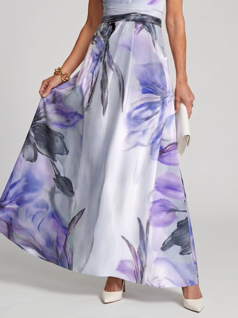 Hester | Robe Maxi à Bretelles Douces et Fluide