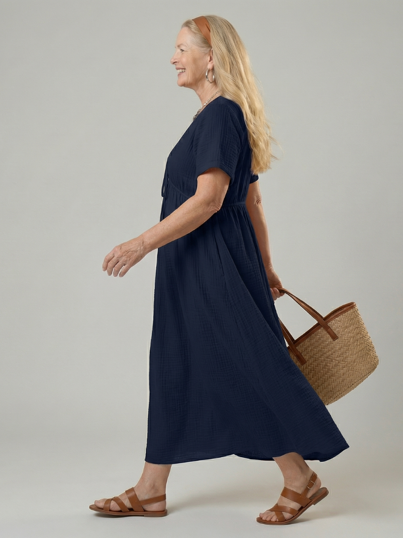 Sora | Robe Midi en Forme Nature