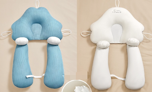 Coussin de Sommeil Ergonomique pour Bébé pour un Sommeil Sain et Protection de la Tête