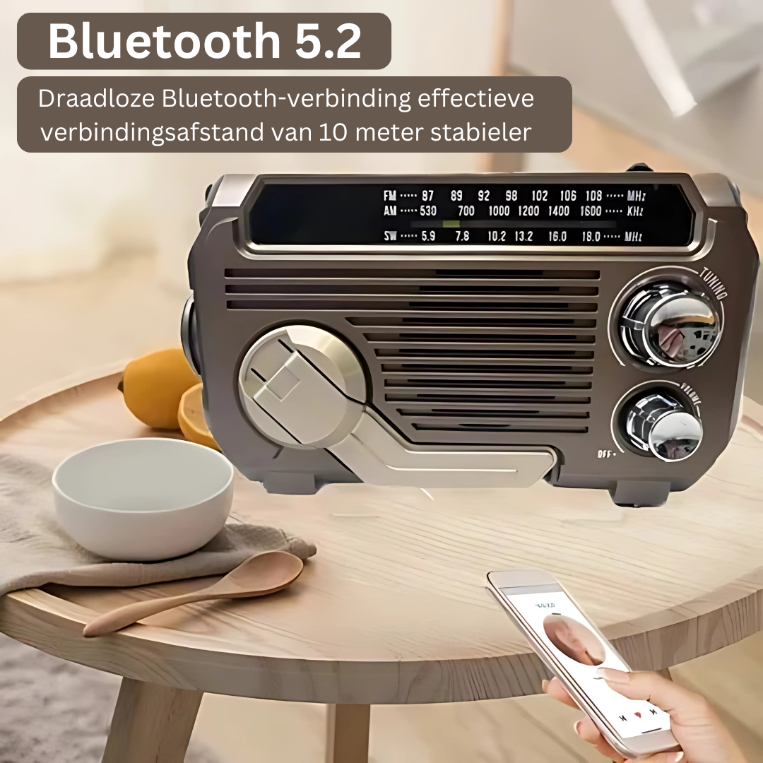 Serein | Noodradio avec Powerbank – design élégant – son haute fidélité – rechargeable