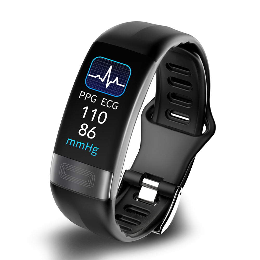 Bracelet intelligent avec moniteur de fréquence cardiaque, ECG et suivi du sommeil