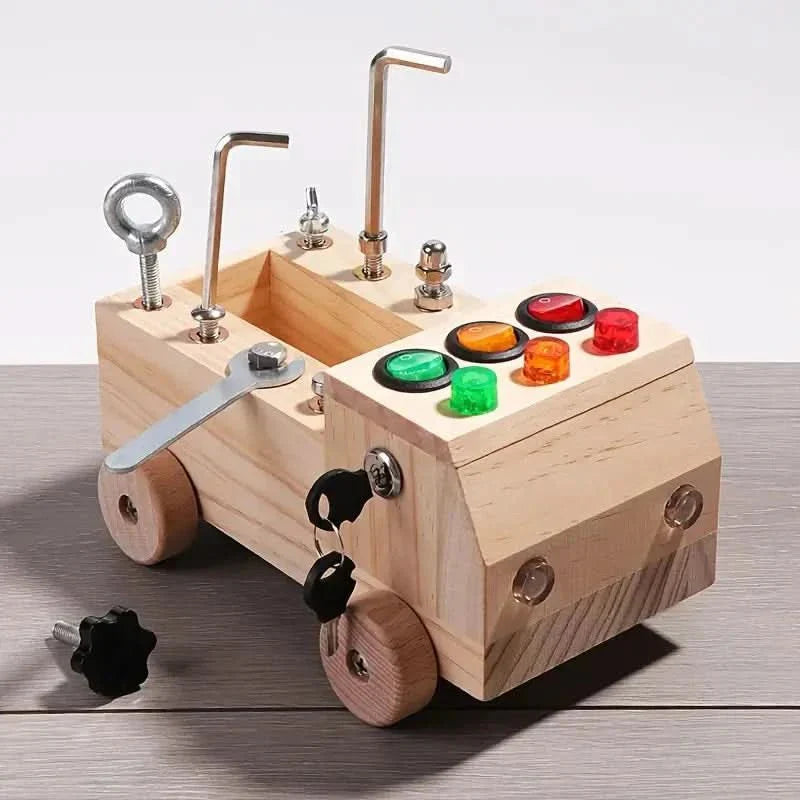 Tableau d'activités Montessori – Jouet d'apprentissage interactif pour enfants pour développer la motricité fine et les compétences cognitives