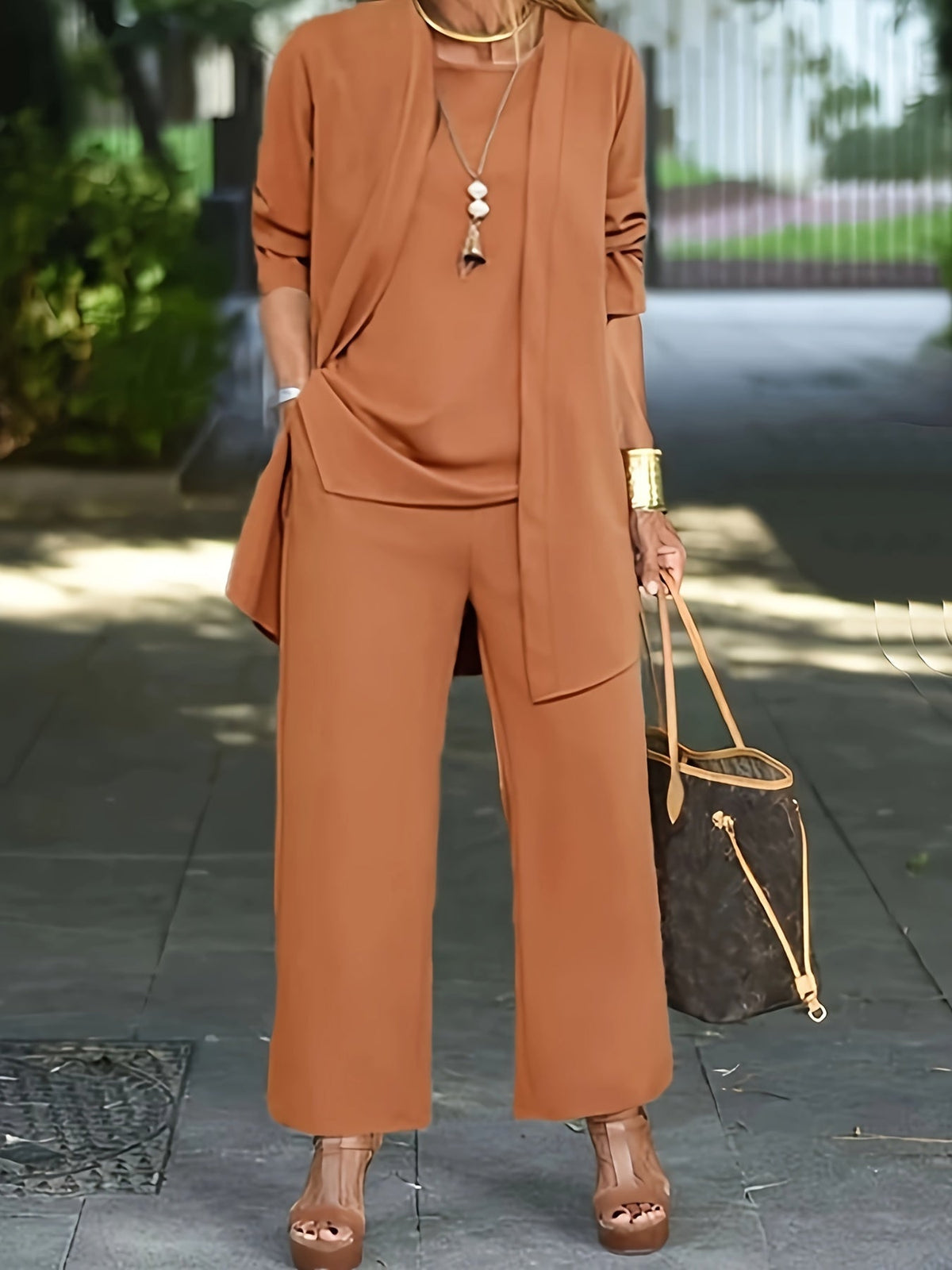 Lexa | Ensemble Chic Stylé Trois Pièces