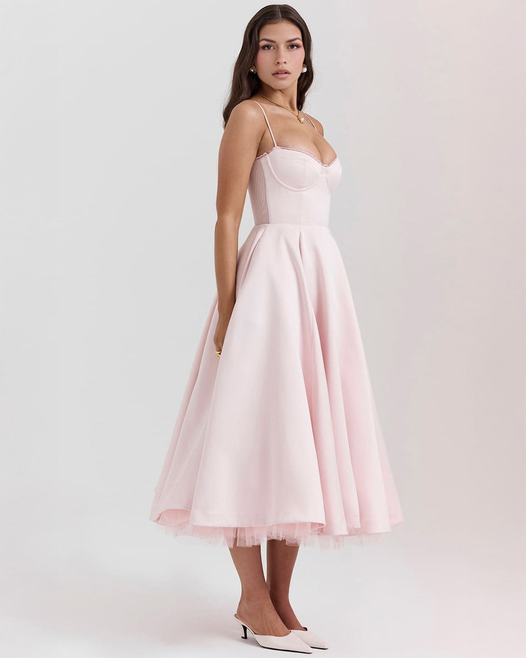 Ophira™ - Robe midi corset élégante