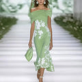 Lucille | robe fleurie élégante avec un ajustement confortable