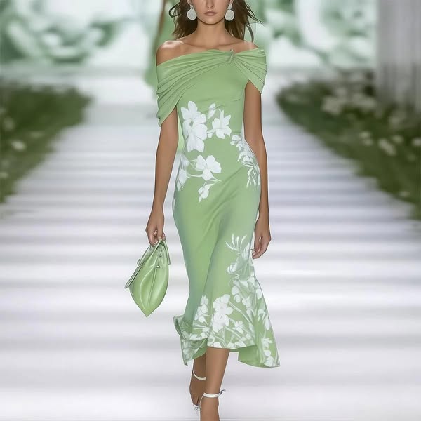 Lucille | robe fleurie élégante avec un ajustement confortable
