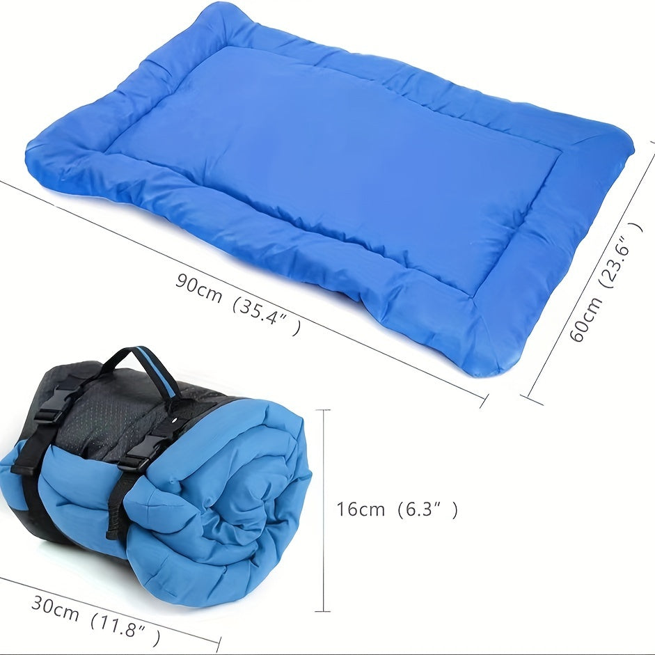 Tapis pour Chiens Pliable TrekTail DryPad | Imperméable & Léger | 90×60 cm | Pour l'Outdoor & les Voyages