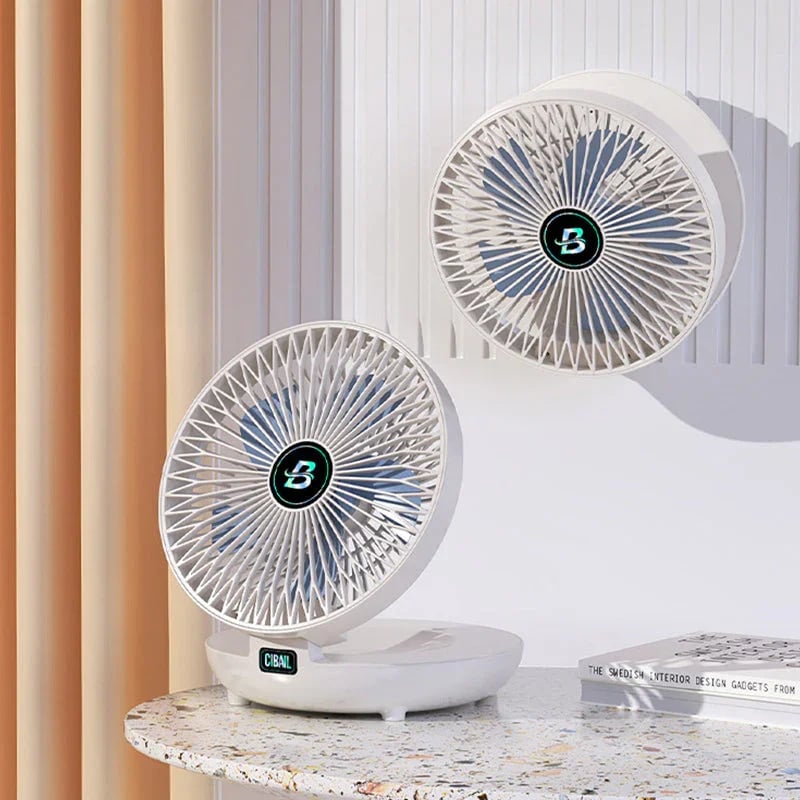 AeroLux Élégant Ventilateur Portable | Ventilateur pliable et stylé pour un confort ultime
