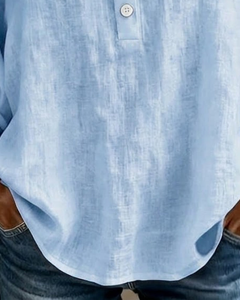 Blouse en Dentelle à Manches Bouffantes avec Encolure Carrée