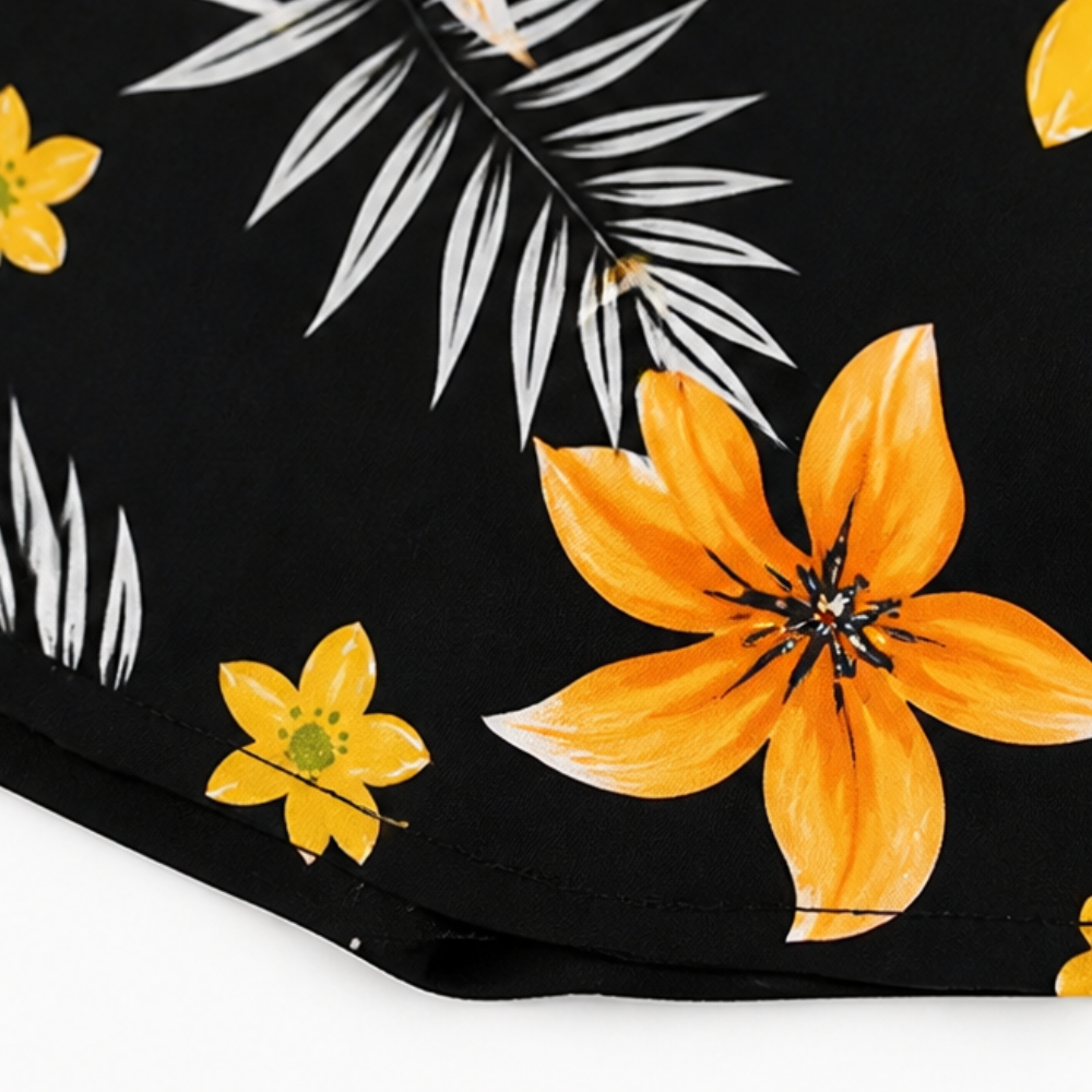 Ensemble d'été Clarendale Wrap V-Neck avec shorts floraux