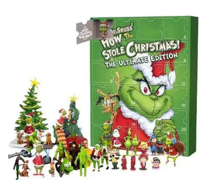 Calendrier de l'Avent Monstre – Calendrier de l'Avent Vert avec Surprises