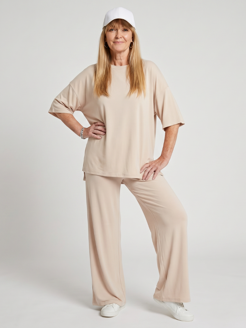 Ramse | Ensemble Top Oversized à Manches Courtes et Pantalons Larges